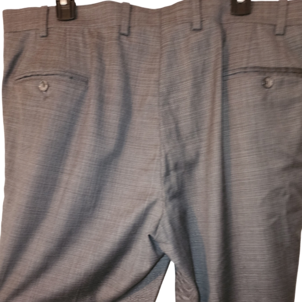 Men's gray dress pants - Picture 3 of 5